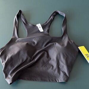 Women's Black Sports Built In Bra